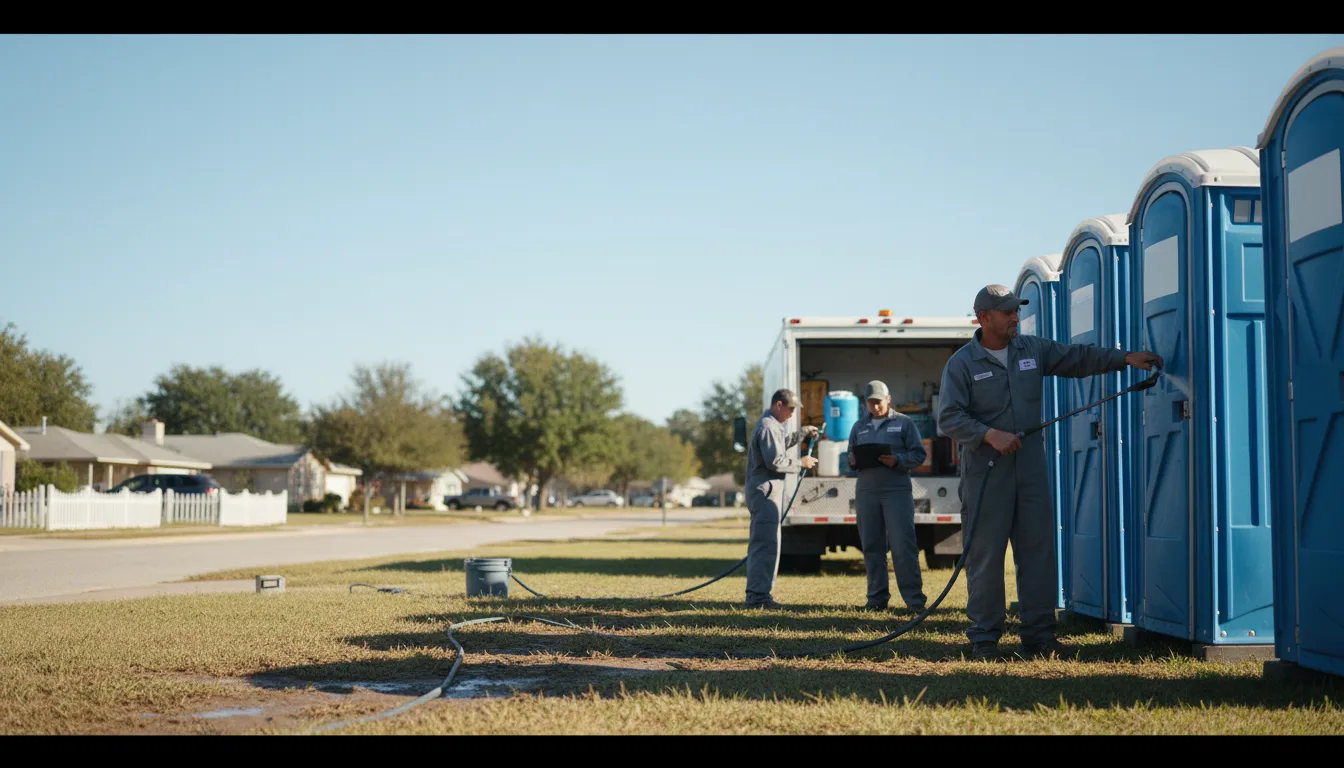 Long-Term Portable Toilet Rental in Fort Hood, TX near me